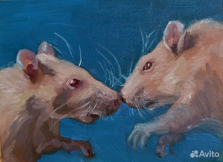 Картина маслом 20х15