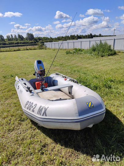 Лодка с мотором honda 15 + zodiac