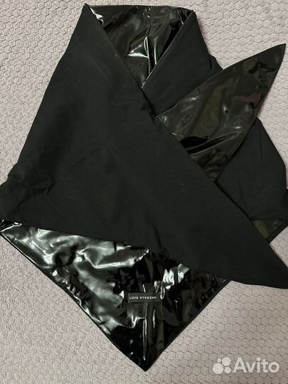 Утепленная косынка эко кожа