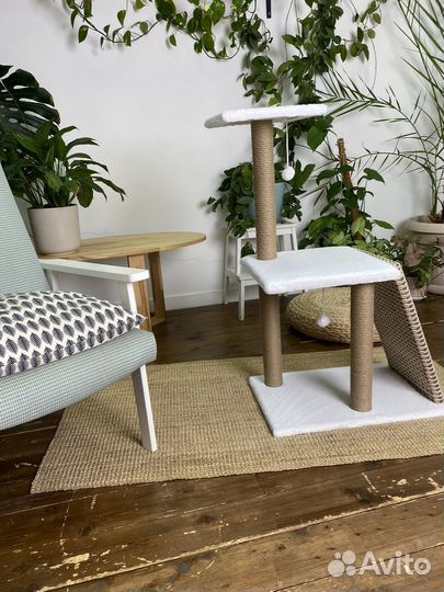 Когтеточка для кошки комплекс игровой высокий