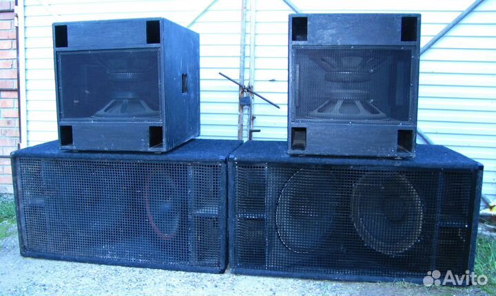 Сабвуферы MPBf 3200+4000W 4ш Pro SUB218 Нч Колонки