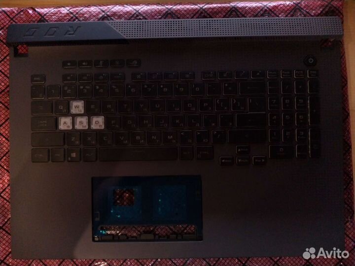 Топкейс с клавиатурой asus G713QM. G713QY. G713QC