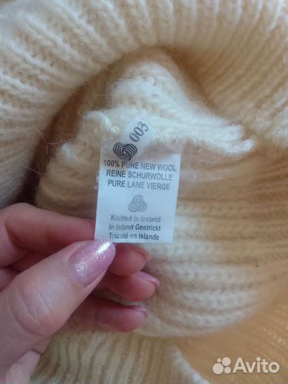 Свитер кофта джемпер женский 100шерсть Исландия