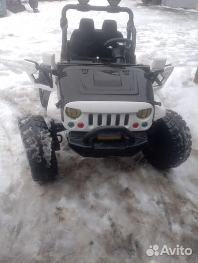 Детский электромобиль двухместный 4wd