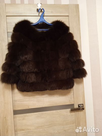 Полушубок из натурального меха