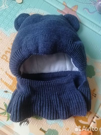 Шапка журавлик 44-46 зима