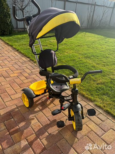 Велосипед с ручкой детский