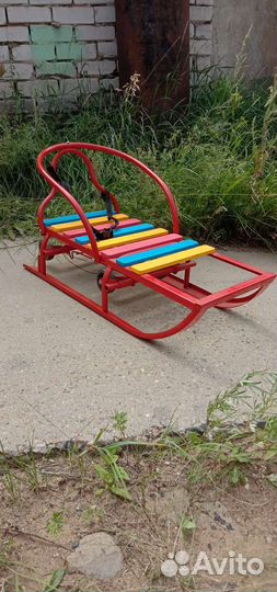 Детские санки с колесами