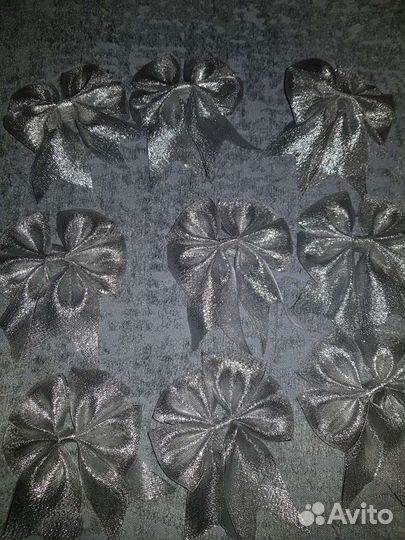 Бантики ручной работы на ёлку