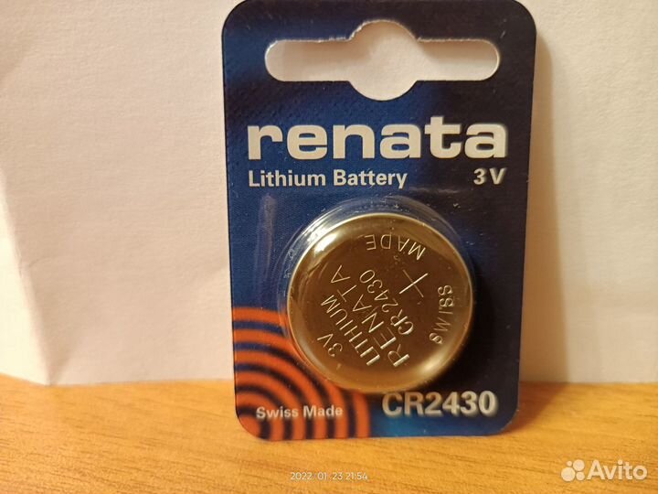 Батарейки Renata Lithium CR2430 3V. 16 шт