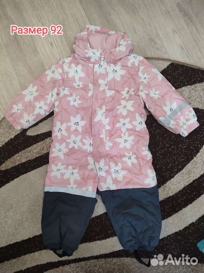 Зимний комбинезон для девочки