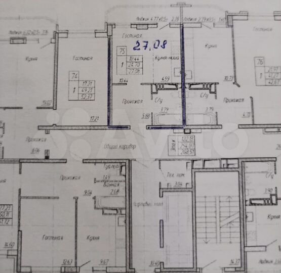 Квартира-студия, 27,1 м², 14/25 эт.