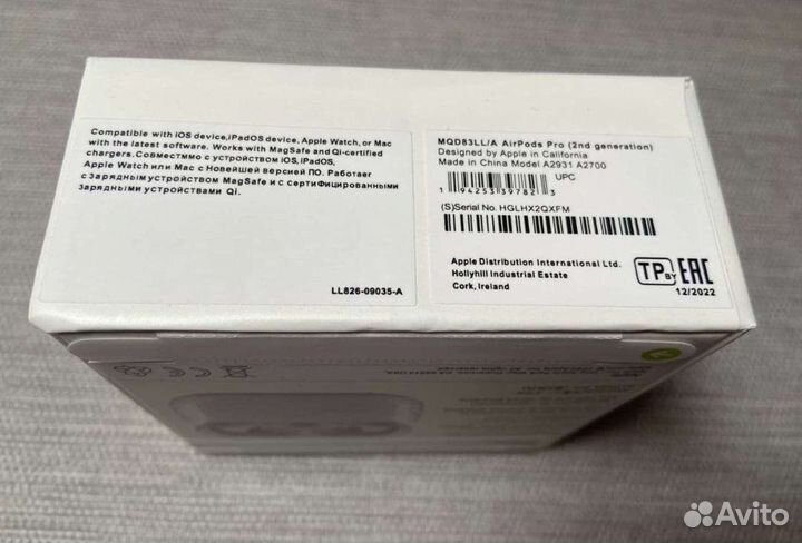 Беспроводные наушники apple airpods pro 2