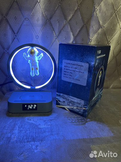 Ночник колонка беспроводная зарядка