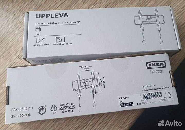 Новый кронштейн Икеа с уровнем