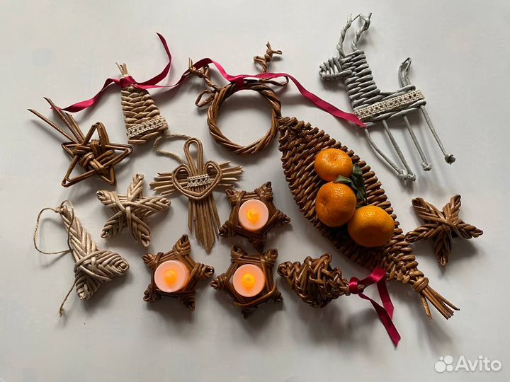 Игрушки-сувениры декор из эколозы
