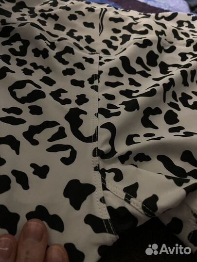 Шорты barka спортивные леопардовые утягивающие