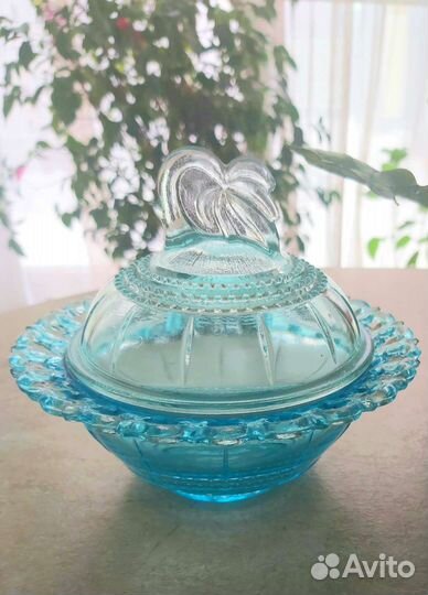 Старинная вазочка под варенье/сахар