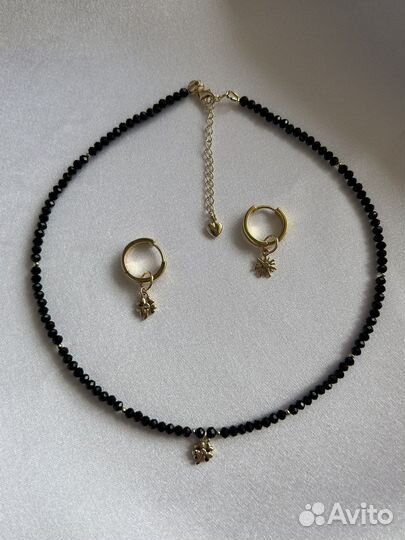 Украшения бижутерия чокер серьги