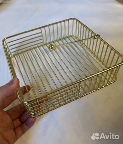 Новая металлическая салфетница zara home