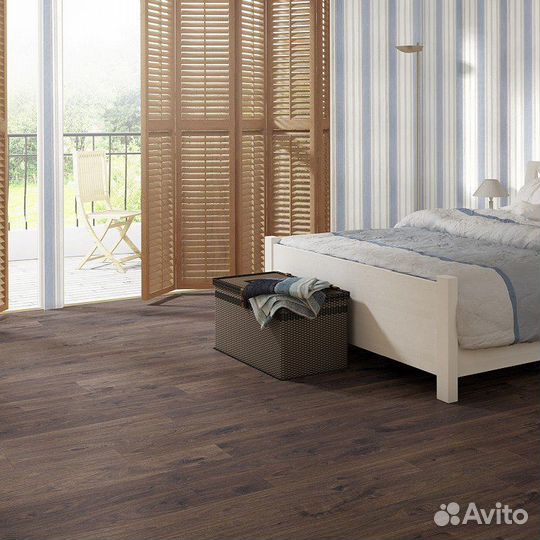 Ламинат Quick-Step Дуб белый затемненный PER1496