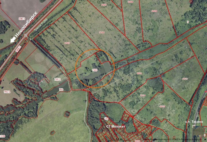 Участок 17,5 га (СНТ, ДНП)