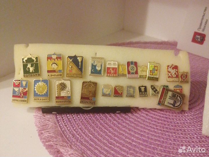 Значки СССР города