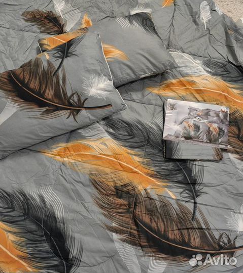 Комплект постельного белья с одеялом двуспалка