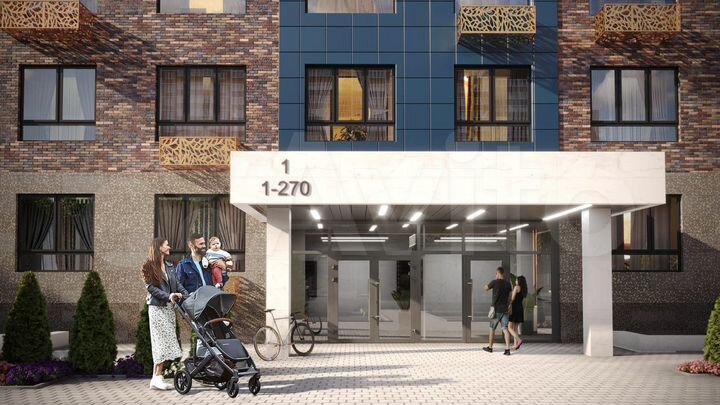 2-к. квартира, 77,6 м², 15/25 эт.