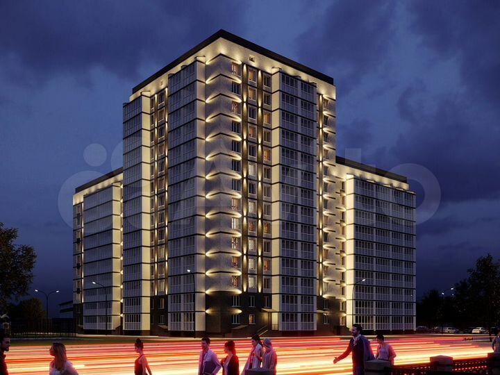 3-к. квартира, 73 м², 7/16 эт.