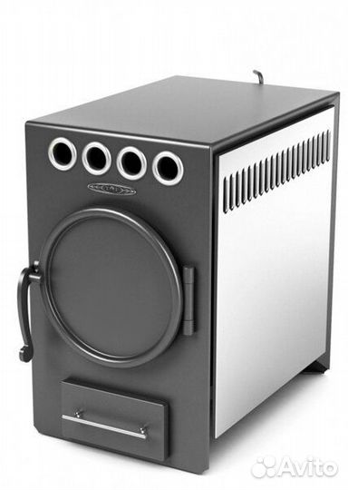Печь отопительно-варочная номаль-2 антрацит, труба