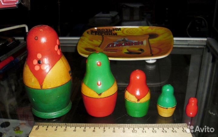 Матрешка олимпийская Олимпиада 1980 год сувенир