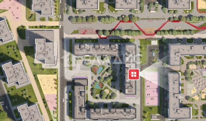 Квартира-студия, 20,6 м², 3/16 эт.