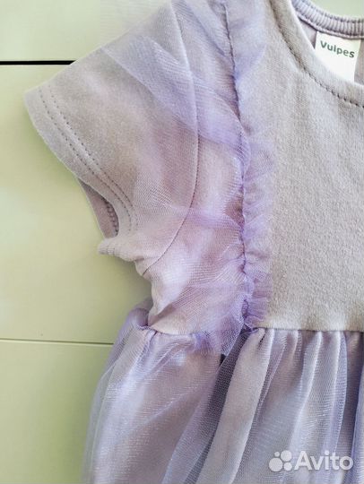 Платье боди для девочки 68