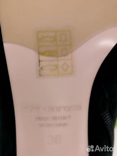 Сапожки женские sergio rossi vero cuolio 36 раз