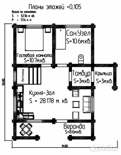 Дома из оцилиндрованного ревна. Проекты и цены