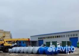 Монтаж газгольдера Усть-Канский р-н с котельным