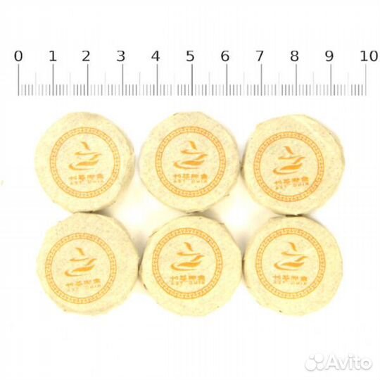 Чай Пуэр таблетка шу (черный) тонкая 3 года оптом