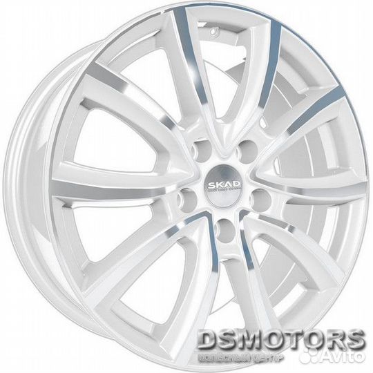 Диски Онтарио 7.0/17 5x114.3 ET40 d66.1 алмаз белы