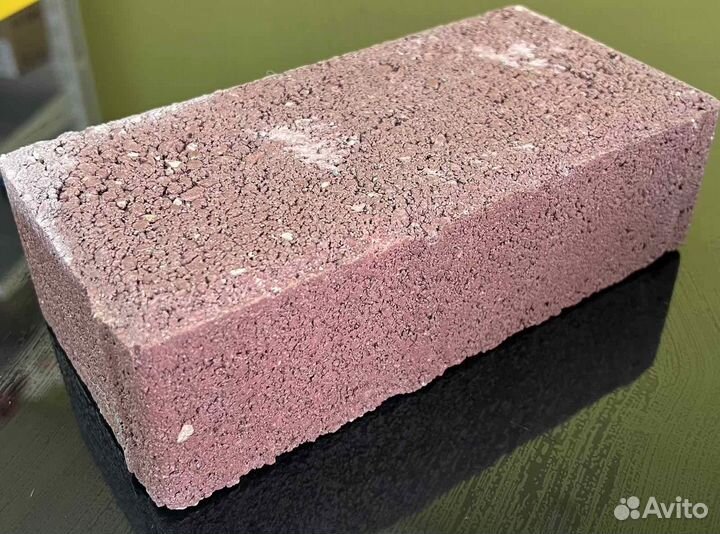 Брусчатка тротуарная Кирпич Вишня 198*98*60мм