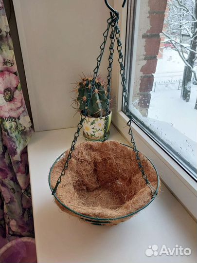 Корзина горшок кашпо подвесная