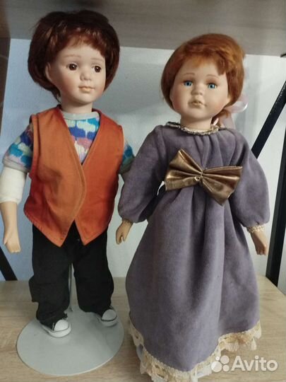 Фарфоровые куклы (пара)