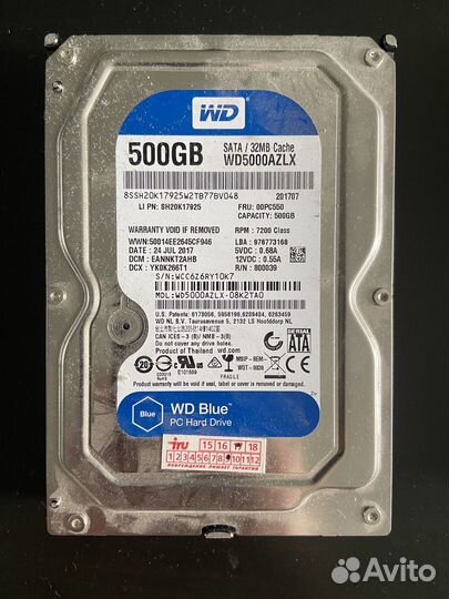 Western Digital 500Gb 3.5