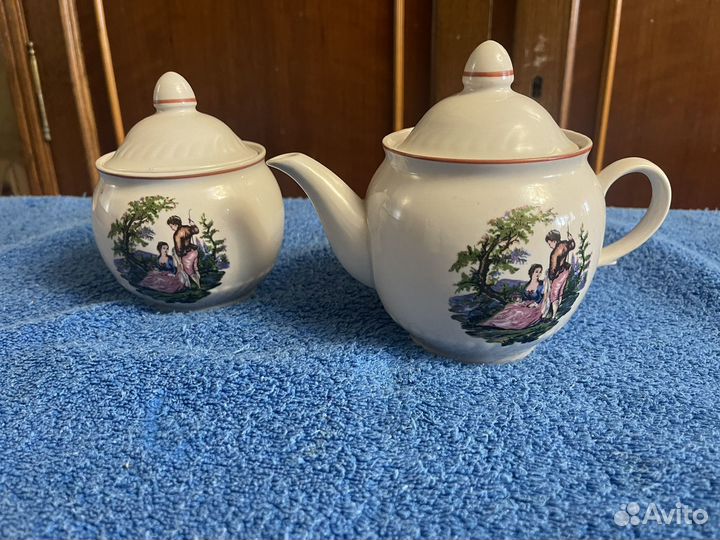 Чайник заварочный ссср+сахарница