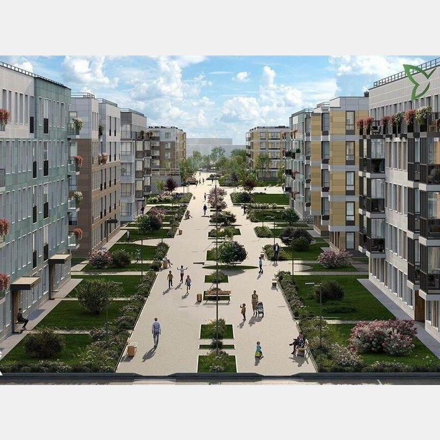 2-к. квартира, 45,5 м², 5/5 эт.