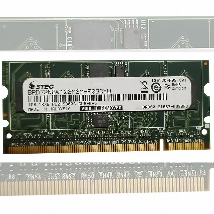 [BRD72N8W128M8M-F03GYU] Оперативная Память Stec 1gb Brd72n8w128m8m-F03gyu