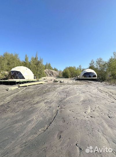 Шатер на деревянном каркасе