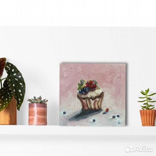 Картина маслом цветы