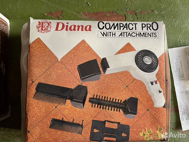Фен новый Юность Diana винтаж