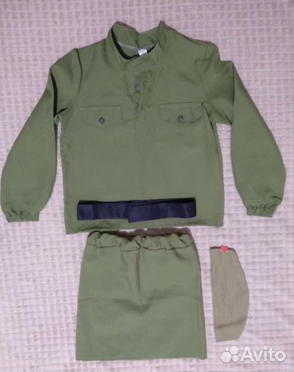 Военная форма для девочки 7-10 лет